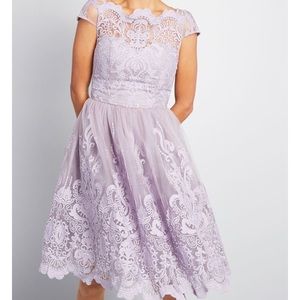 ModCloth Chi Chi London Lavender Midi Dress
